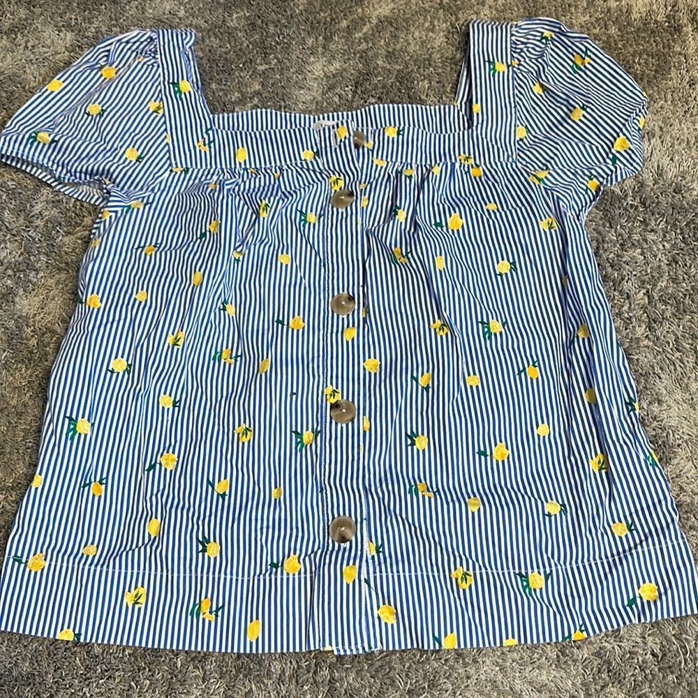 J. Crew Striped Short Sleeve Size Small NWOT
